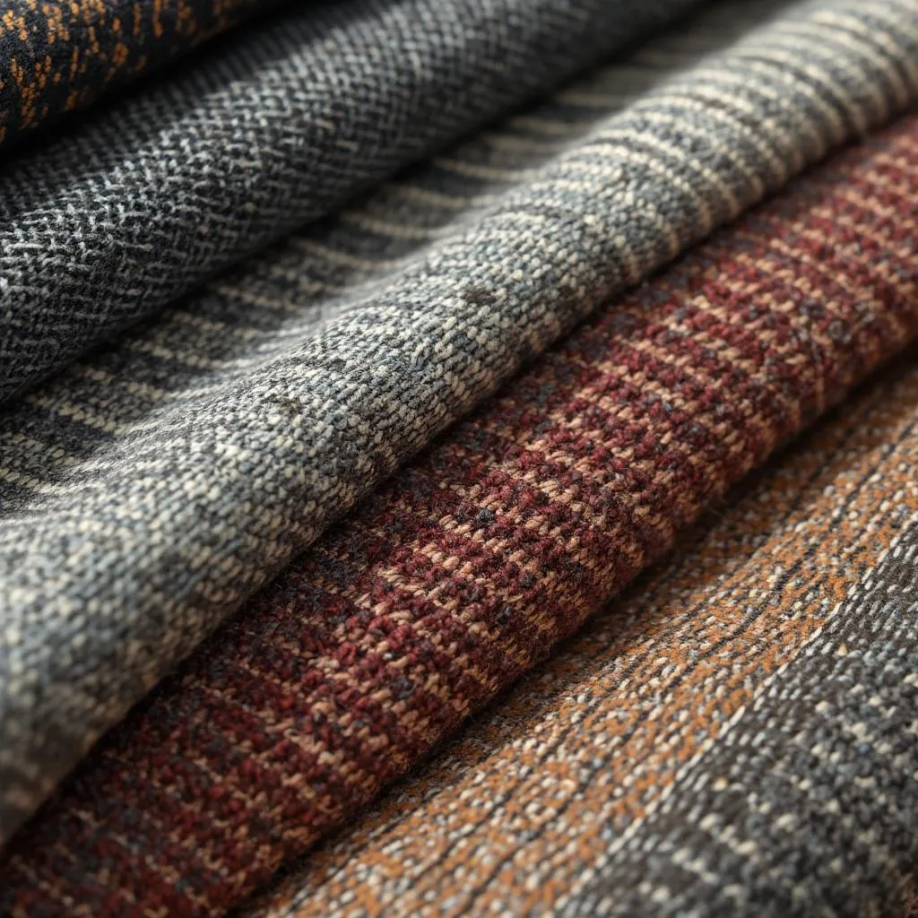 Detalle de texturas de prendas