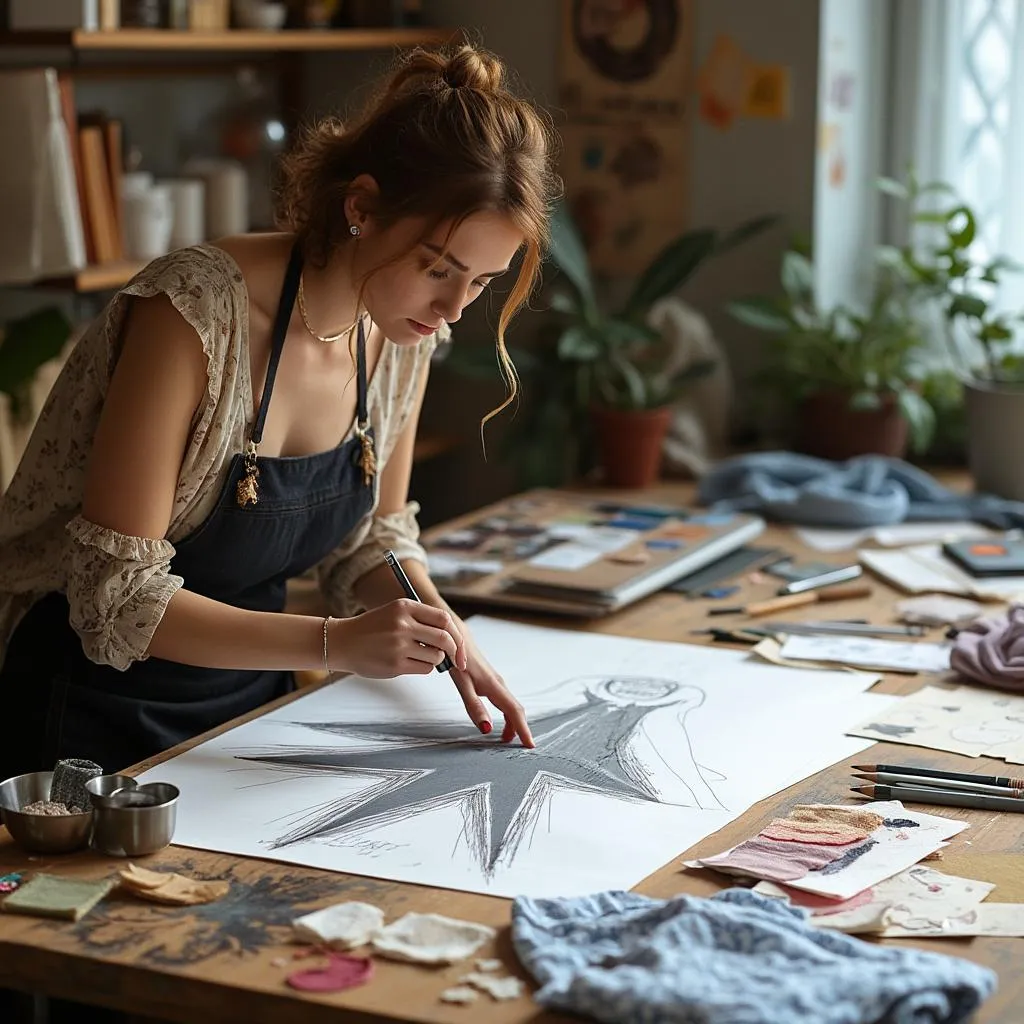 Proceso creativo de selección de diseños